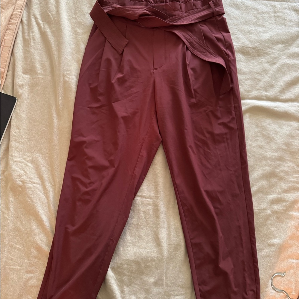 Women's Burgundy Pants